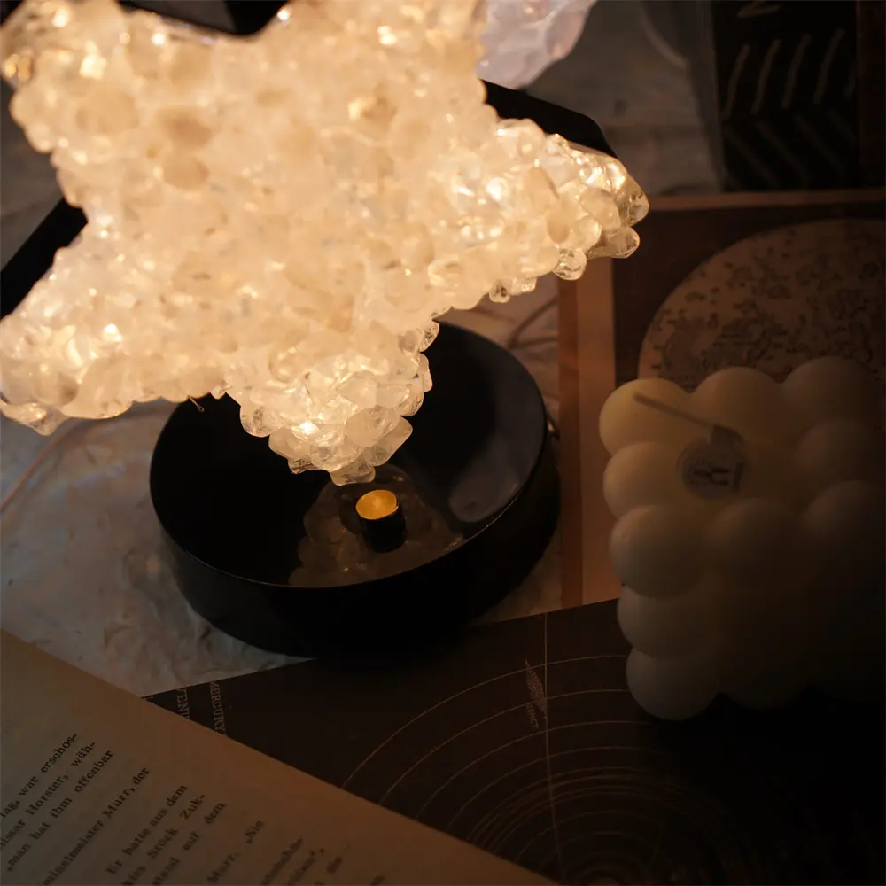 La migliore lampada da stella della luna fatta a mano con meditazione di moda per la decorazione di fengshui