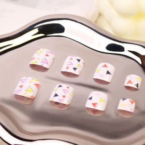 Etiqueta privada dedo del pie uña falsa <span class=keywords><strong>con</strong></span> patrones palo <span class=keywords><strong>de</strong></span> plástico ABS en <span class=keywords><strong>uñas</strong></span> <span class=keywords><strong>de</strong></span> pie conjunto diseños <span class=keywords><strong>de</strong></span> dibujos animados prensa blanca en puntas <span class=keywords><strong>de</strong></span> <span class=keywords><strong>uñas</strong></span> para dedos <span class=keywords><strong>de</strong></span> los pies - Product Image 3