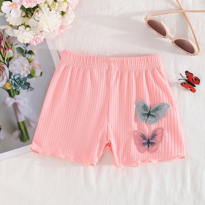 Vêtements pour bébé, shorts imprimés mignons et décontractés pour l'été, respirants pour les petites filles, trois paires multicolores - Product Image 4