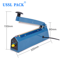 Scelleuse manuelle de bureau légère SF-200P pour la maison, les petites entreprises et la vente en gros de sachets de snacks – Machine de scellage manuelle pour sacs en plastique