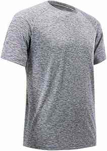 100% Polyester Lightweight Workout <b>Shirts</b> for Men <b>Moisture</b> <b>Wicking</b> Quick Dry Active Athletic Gym Performance T <b>Shirt</b> Letter - Product Image 3