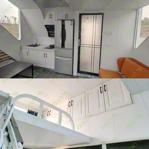 Fanye maison moderne bateaux fabricant bas <span class=keywords><strong>prix</strong></span> conteneur base à énergie solaire maison-<span class=keywords><strong>bateau</strong></span> en aluminium - Product Image 2