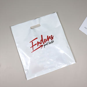 100pcs Carry Eco-friendly High Quality PE T-Shirt PE Plastic Packing Bags Wholesale Folding <strong>Trolley</strong> Clothes <strong>Shopping</strong> Bags - Product Image 1