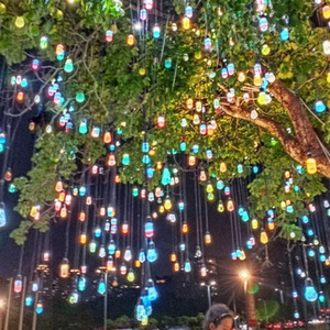 <b>Led</b> <b>Light</b> Strings Amber Colorful Glass Outdoor Waterproof Decorative <b>Lights</b> Dimmable Park Landscape Lighting - Product Image 1