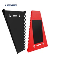 Organisateur de clés LEC à 16 emplacements, support magnétique pour outils, plateau de rangement pour écrous et clés