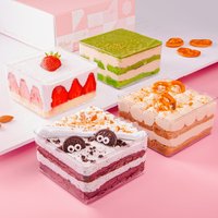 Livraison rapide paquet de pâtisserie conteneur boulangerie PET boîte à gâteau en plastique transparent boîte à biscuits emballage boîtes en plastique
