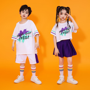 Disfraz <span class=keywords><strong>de</strong></span> porristas para niños, baile callejero, reunión deportiva <span class=keywords><strong>de</strong></span> porristas, ceremonia <span class=keywords><strong>de</strong></span> apertura, clase <span class=keywords><strong>de</strong></span> jardín <span class=keywords><strong>de</strong></span> infantes, Verano - Product Image 1