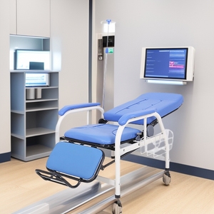 Silla de infusión Yizhuokang, metálica, reclinable, para uso hospitalario. - Product Image 1