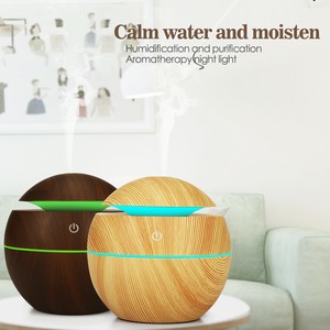 Ultrasonic Cool Mist Sprayer Essential Oil Fragrance <strong>Mini</strong> Home Wood Grain Air Humidifier Electric Air Aroma <strong>Diffuser</strong> <strong>Purifier</strong> - Product Image 3