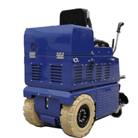 Machine à décapage de sols, profondeur réglable, commande PLC, alimentée par batterie 48V, outil de démolition de carrelage