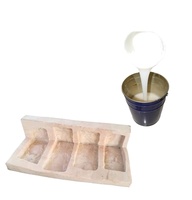 Caoutchouc de silicone liquide RTV2 Platinum Cure pour la fabrication de moules de pierres de parement / fabrication de moules muraux en PVC pour panneaux de plâtre 3D
