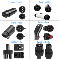 Adaptateur AC 230V 32A TYPE 2 vers TESLA Adaptateur de charge IP67 EV pour Tesla Model S/3/Y