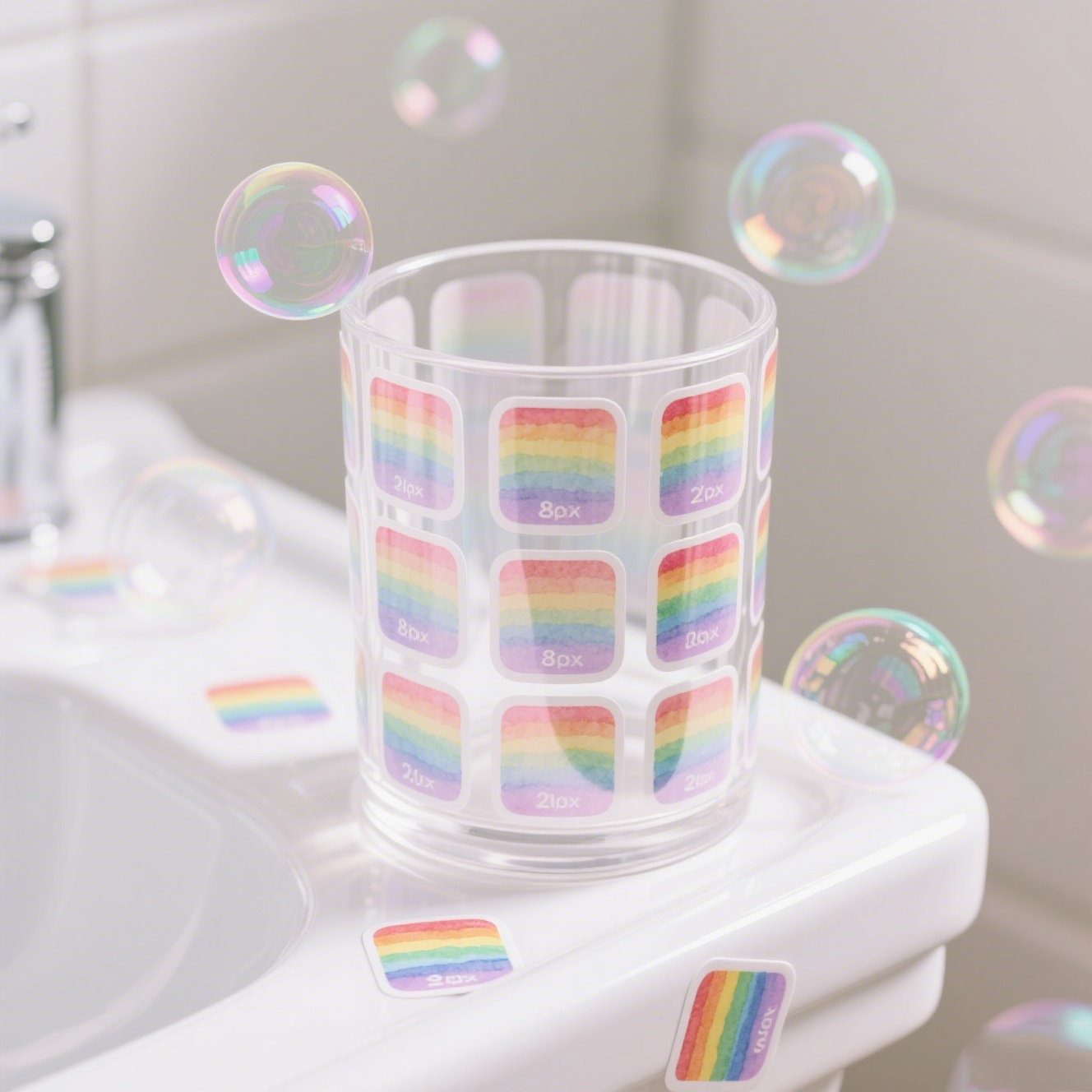 สติกเกอร์มุมโค้งมน