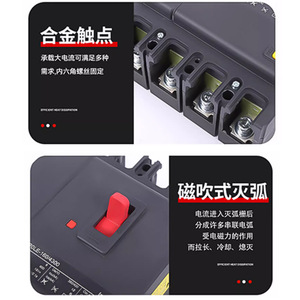 เบรกเกอร์อากาศสามเฟส Delixi DZ20L-630/4300 ขนาด 630A 4P พร้อมระบบป้องกันไฟรั่ว - Product Image 2
