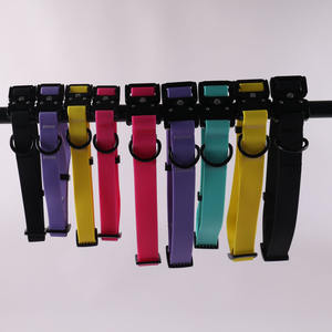 Collar para Perro de PVC Duradero, Impermeable, de Lujo y Multicolor, Personalizado de Fábrica OKEYPETS, con Hebilla Metálica Resistente - Product Image 1