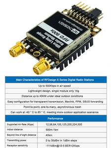 Rfd900 radyo modem-rfdesign uzaktan 900x artı 40km 3dr radyo telemetri Modem için Ultra uzun menzilli 915mhz Rdf 900u - Product Image 5
