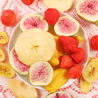Haccp-Gecertificeerde Mixed Gedroogd Fruit Snackchips Gevriesdroogd Fruit Chips Vacuüm Gebakken Gemengd Fruit Chips 108G Zak