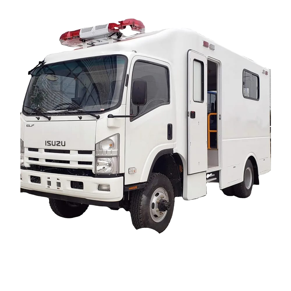 Японский бренд Isuzu 4x4 внедорожная Транспортная Машина скорой помощи с GPS-мониторингом больницы скорой медицинской помощи