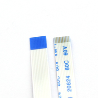 Achat à guichet unique pas de 0.5mm longueur 50mm ruban 10 broches AWM plat Flexible Ffc connecteur de câble Fpc