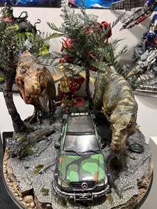 Modèle en résine Double <span class=keywords><strong>T</strong></span>-<span class=keywords><strong>Rex</strong></span> <span class=keywords><strong>Jurassic</strong></span> <span class=keywords><strong>Park</strong></span> <span class=keywords><strong>2</strong></span> Édition Deluxe à l'échelle 1/15, sur mesure, avec vidéo de présentation, cadeau - Product Image 2