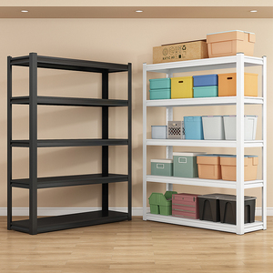 Rayonnage résistant en acier en métal de stockage commercial Offre Spéciale réglable Boltless pour l'entrepôt <span class=keywords><strong>Garage</strong></span> empilant des étagères et des supports - Product Image 6