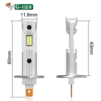Système d'éclairage automobile Gview GS, kits de phares LED 10000LM H8 H10 H7 H1 H11 H16 9005 9006 9012, phares LED avec ampoules LED pour voiture