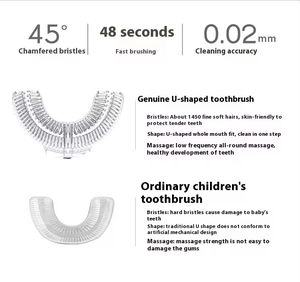 Gentle and Effective Rechargeable IPX7 Waterproof <b>Sonic</b> Toothbrush with Soft Bristles for Adult Use - Product Image 6