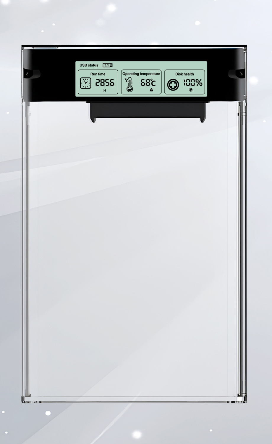 Pantalla en blanco y negro con adaptador U25TY3.1-P-AC+ negro.