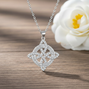 Collar de Nudo de Bruja a la Moda al por Mayor, Collar con Colgante de Nudo para Regalos del Día de San Valentín, Collar de Boda para Mujer - Product Image 1