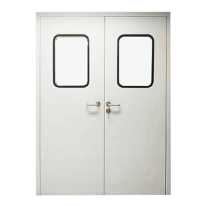 Porte en verre à charnières industrielle pharmaceutique GMP avec décoration et surface finie - Product Image 6