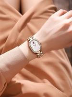 Nouvelle montre à quartz de luxe unisexe REWARD, style business, boîtier en acier inoxydable, bracelet en cuir, aiguilles en verre, résistante à l'eau, cadeau pour