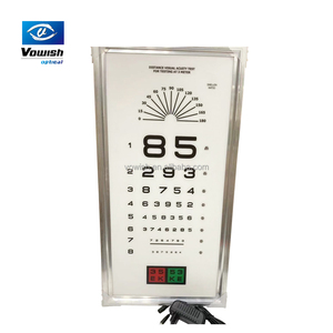 Thiết bị quang học mắt biểu đồ kiểm tra VC-085 snellen biểu đồ LED tầm nhìn sắc sảo biểu đồ - Product Image 5