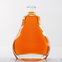 500ml 700ml 750ml 1000ml ODM OEM personnalisé spécial conception unique lourd gros ventre Brandy XO vodka whisky bouteilles en verre vides
