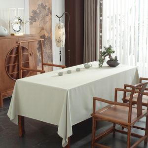 <span class=keywords><strong>Mantel</strong></span> <span class=keywords><strong>Rectangular</strong></span> de Tela Pesada con Patrón de Cuentas Sutil, Diseño Liso <span class=keywords><strong>para</strong></span> Banquetes y Reuniones, Venta al por Mayor - Product Image 1