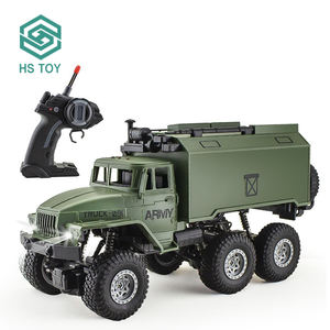 HS TOY 2.4G 4WD veicolo giocattolo in scala 1:16 a sei ruote fuoristrada RC camion di comando militare con imballaggio di lusso - Product Image 5