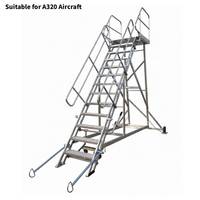 Équipement de soutien au sol pour avions, échelle d'entretien en aluminium pour avions A320 / B757