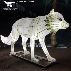 Lanternes de haute qualité pour la fête de la mi-automne, décoration, lanterne en forme d'animal <span class=keywords><strong>renard</strong></span> - Product Image 4