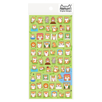 Autocollants d'animaux en vinyle pour enfants, sparadrap adhésifs, adhésif en PVC personnalisés, motifs de dessin animé, sparadrap décoratifs, 1 pièce