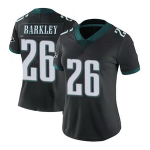 2025 Nieuwe Dames Amerikaans Voetbaluniform 1 Jalen Doet Pijn 33 Cooper Dejean 26 Saquon Barkley Philadelphia Dames Gestikte Trui - Product Image 6