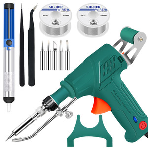 Nuevo calibre de pistola de soldadura de calor externo, pinzas de punta de aguja de 110V, pinzas de punta de Bahía, 50g, alambre de estaño, medio aluminio, 5 puntas de soldadura - Product Image 2