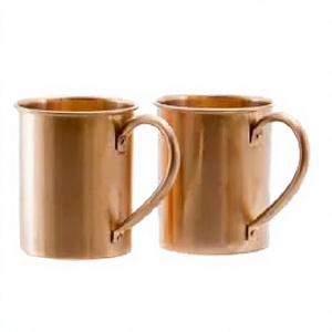 Tasse en cuivre fini or lisse fabriqué à la main pour la maison fête Bar hôtel bière vin boire tasse en cuivre - Product Image 1