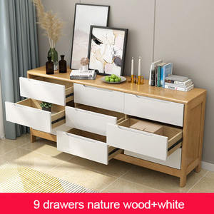 <span class=keywords><strong>Commode</strong></span> de chambre à coucher en bois massif personnalisée en usine avec tiroir - Product Image 4