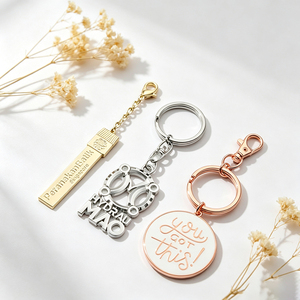 Llavero de metal personalizado al por mayor, llavero de esmalte blando y duro, soporte para llaves con logotipo de dibujos animados personalizado, regalo, recuerdo, colgante para coche o bolso - Product Image 2