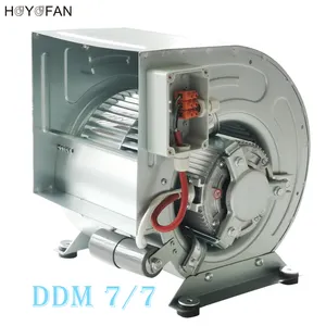 230V 50Hz Low Pressure Double Suction Radial Fan With Steel Blade Tilted Forward Blower For Ventilation & Air Conditioning Units