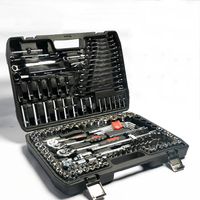 Juego de Herramientas para Reparación de Automóviles de 150 Piezas, Juego de Llaves de Tubo, Kit de Herramientas Manuales para Mecánicos, para Taller, Garaje, Mantenimiento de Automóviles, Venta al por Mayor