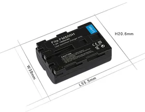 Bonacell 1500mAh NP-FM500H NP FM500H NPFM500H数码相机电池适用于索尼A57 A58 A65 A77 A99 A550 A560 A580电池L50