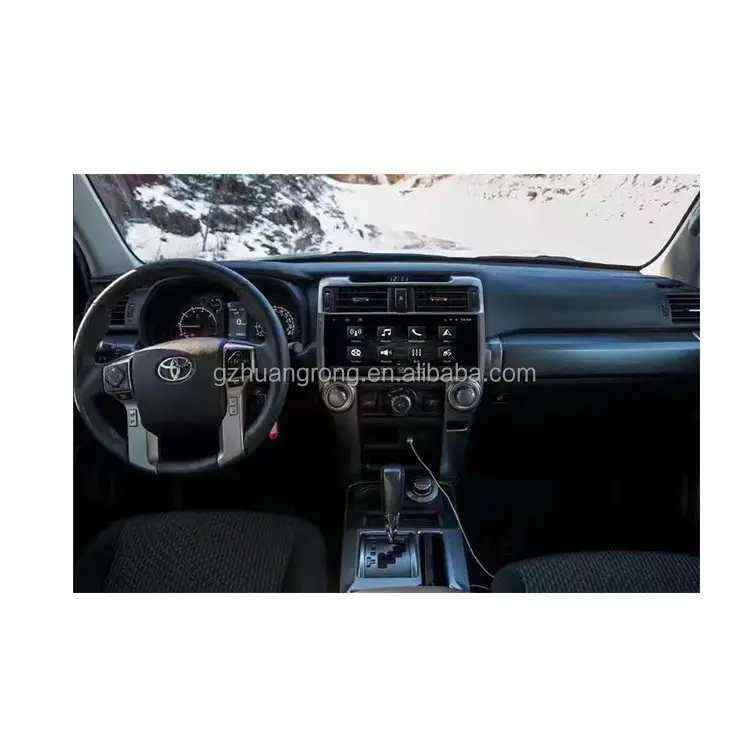 Novo Para 12.3 polegada toyota 4runner rádio 2009-2023 Android 12 Car Radio Multimedia Video Player Navegação GPS carplay