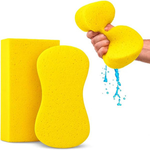 Éponge de polissage absorbante haute densité, outil de nettoyage pour lavage de voiture, brosse de lavage de voiture en mousse, huit éponges magiques en argile - Product Image 1