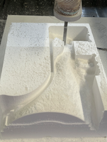 Routeur CNC 3 axes RC pour tubes carrés épais, adapté à l'industrie aérospatiale pour le travail des panneaux sandwich en nid d'abeille d'aramide et de PET