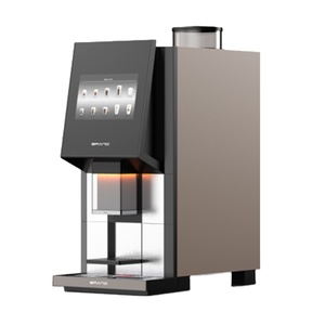 Machine à expresso à <span class=keywords><strong>écran</strong></span> tactile 10 pouces, fabrication directe d'usine OEM, meule plate de 64 mm, 9-10 bars, cafetière intelligente - Product Image 1